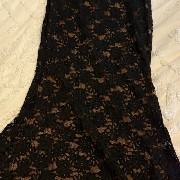 Meshki Joelle Lace Cupped Maxi Dress Black XS - Picture 5 of 7
